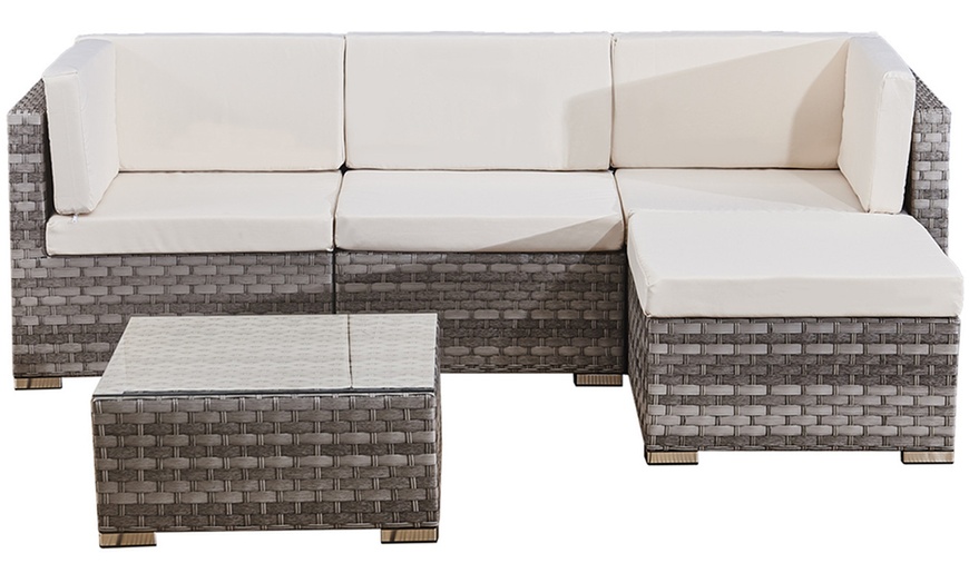 Image 7: Four-Seater Outdoor Sofa Set