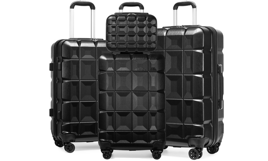 Image 2: One or Four Lightweight Suitcases with TSA Locks