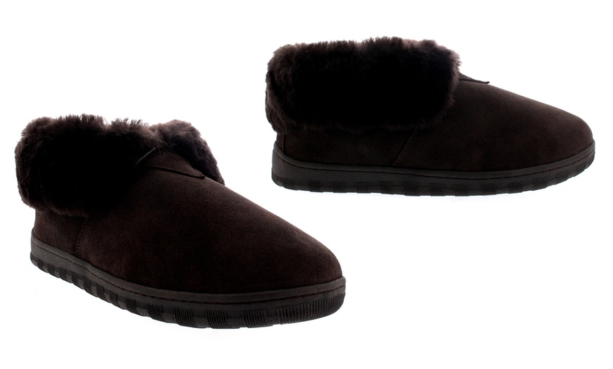 Image 25: Men's Sheepskin Slippers