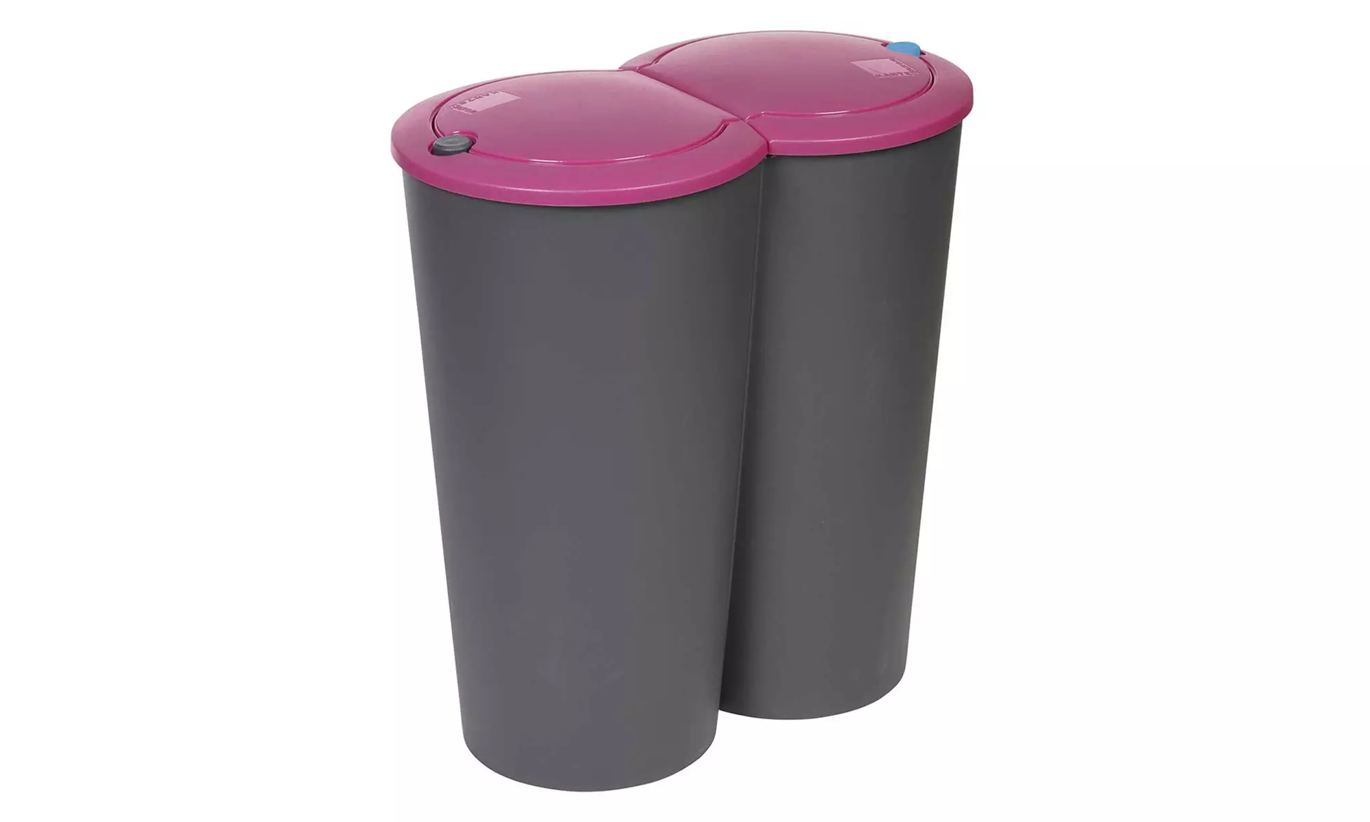 One or Three Circular Double Recycling Waste Bins - Image 6