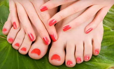 One or Three Mani-Pedis at The Beauty Boutique in Mayfield Heights (Up to 62% Off) - Primary Image