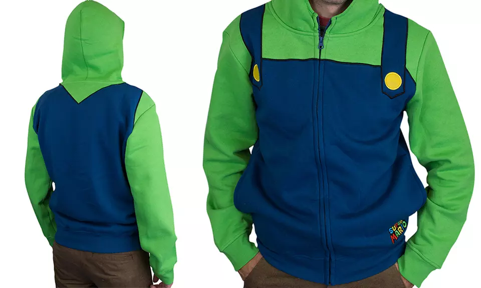 Men's Nintendo Costume Hoodies - Second Medium