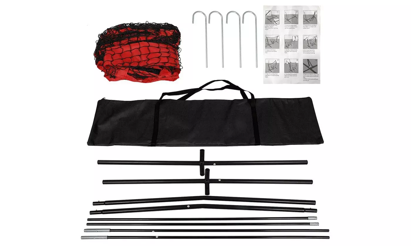 iMounTEK 7'x7' Baseball Softball Practice Net for Hitting Pitching Training