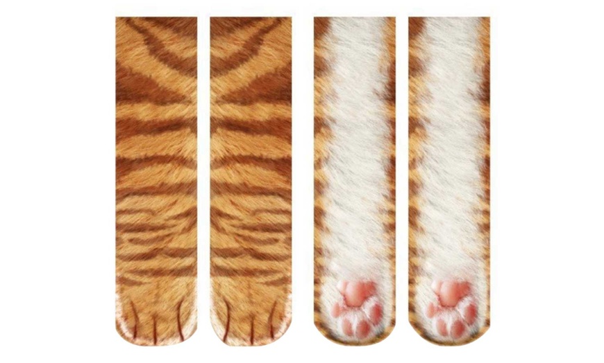 Image 6: Animal Paw Printed Socks