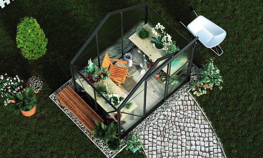 Image 5: Garden Grow Aluminium Frame Greenhouses