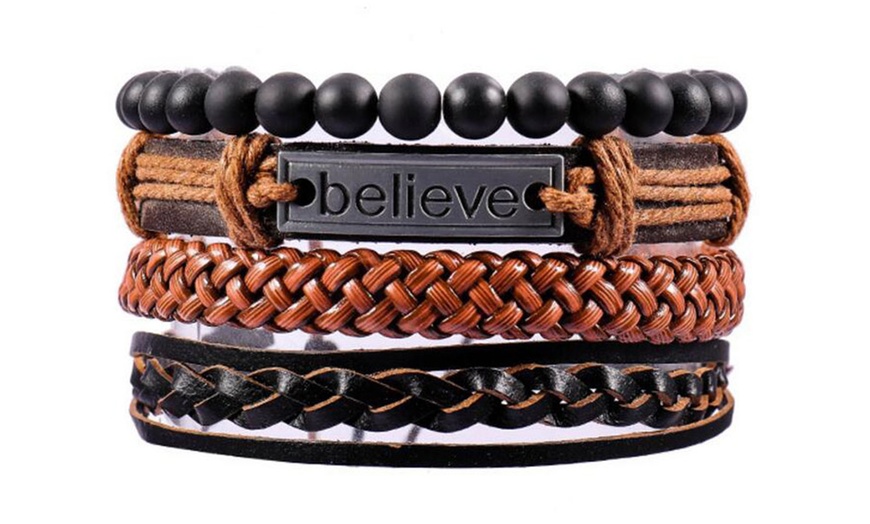 Image 6: Men's Bracelet Set