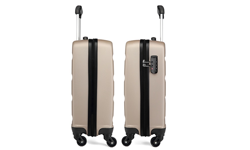 Image 17: Horizontal Design Hard Shell Suitcase Set with Combination Lock