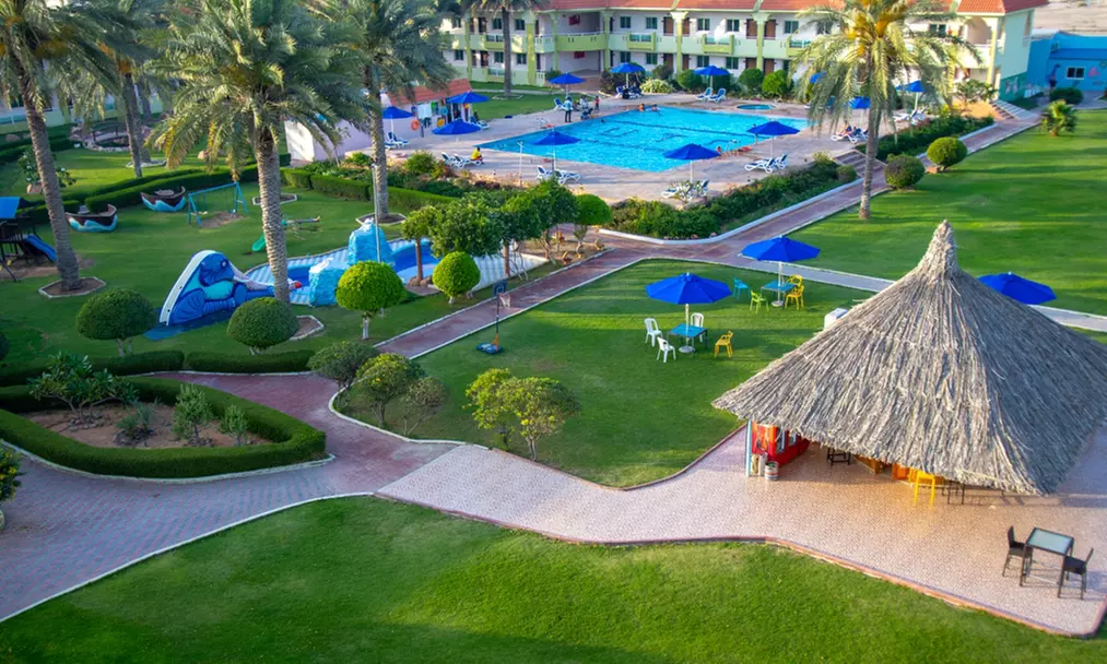 Umm Al Quwain: 1 Night for Two with Breakfast and Optional Dinner or All Inclusive at Flamingo Beach Resort - Primary Image