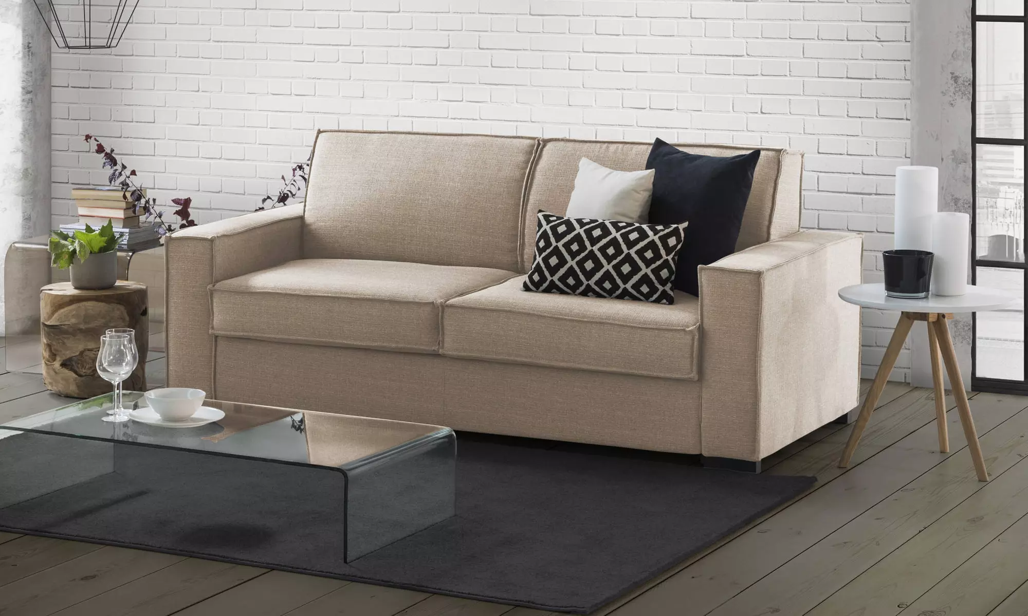 Sofá cama de 2 o 3 plazas con envío gratuito - Primary Image