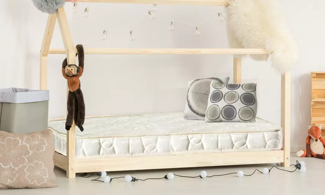 Matelas doux confort pour nourrissons avec deux faces de couchage de 10 cm d'épaisseur - Primary Image