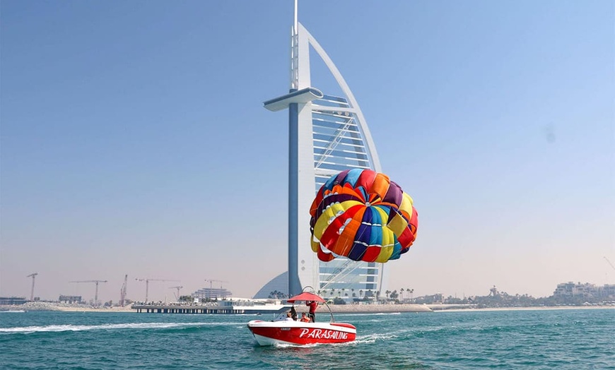 Image 2: Parasailing at Bissalama Travels