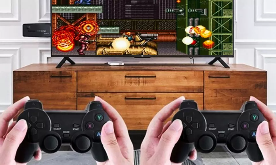 1x oder 2x Retro-Spielkonsole mit zwei Controller - Primary Image