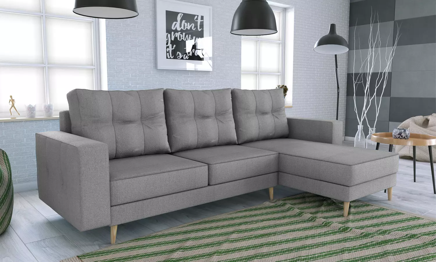 Canapé d'angle convertible - Second Medium