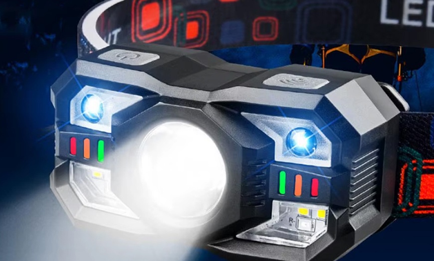 Image 7: LED Motion Sensor Head Torch
