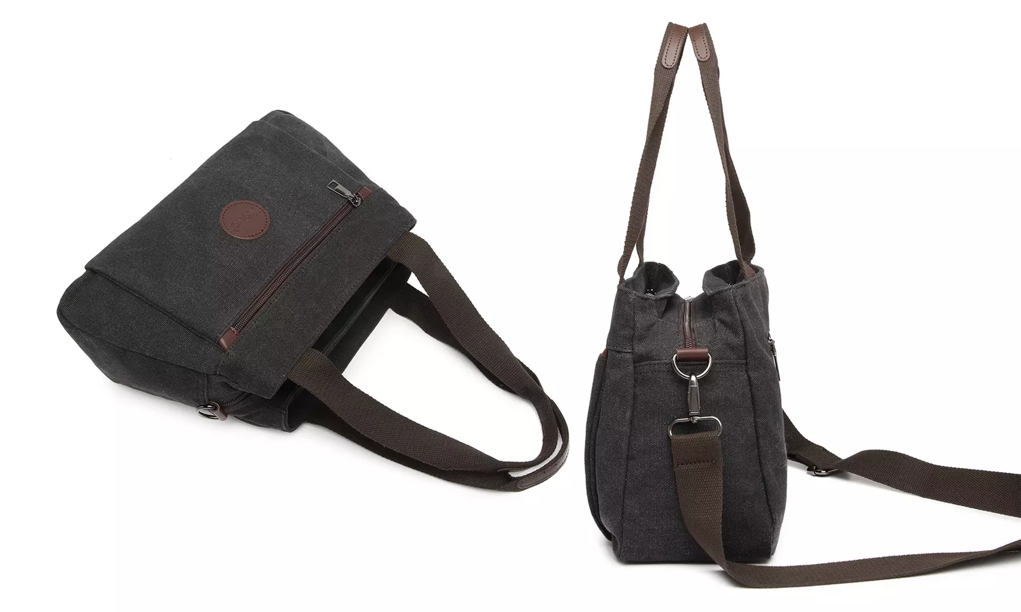 Kono Canvas Multi-Functional Crossbody Bag Shoulder Bag Hand Bag