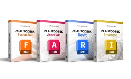 Autodesk Fusion 360 - 1 Year - Autodesk 2025 - AutoCAD, Fusion 360, Inventor & Revit