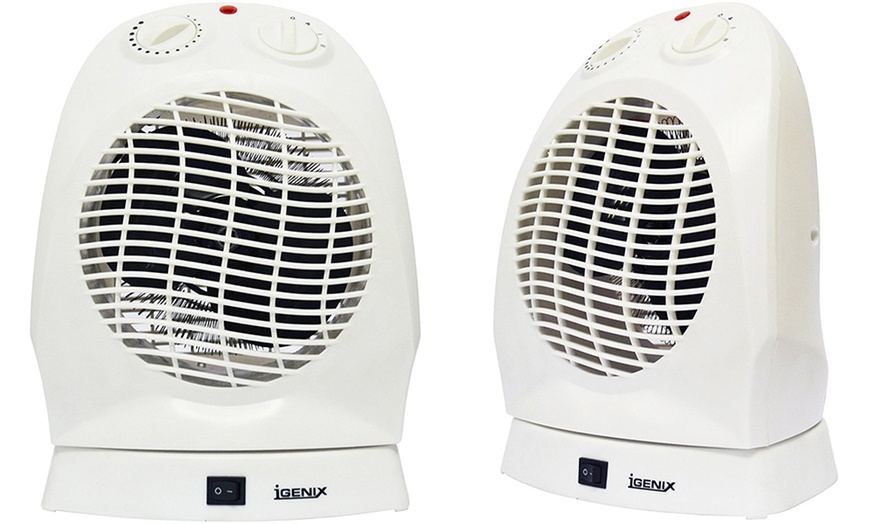 Image 1: Igenix Oscillating Fan Heater