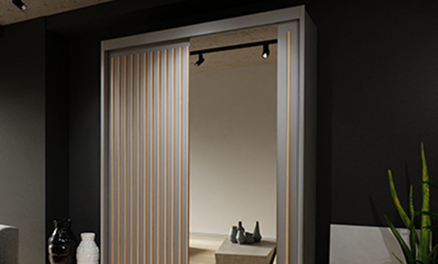 Image 10: MDF Wardrobe with Sliding Doors