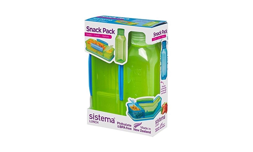 Image 3: Sistema Snack Pack Lunch Box Set