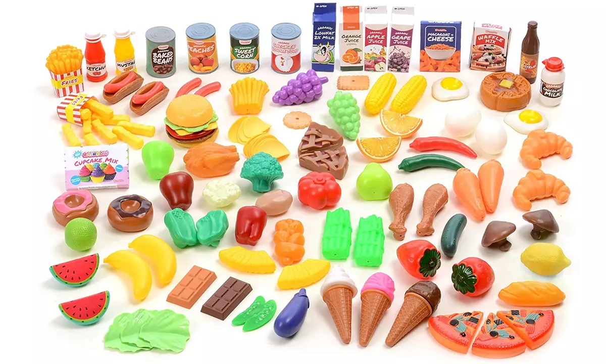 Pretend Food Deluxe Set (120-Piece) - Primary Image
