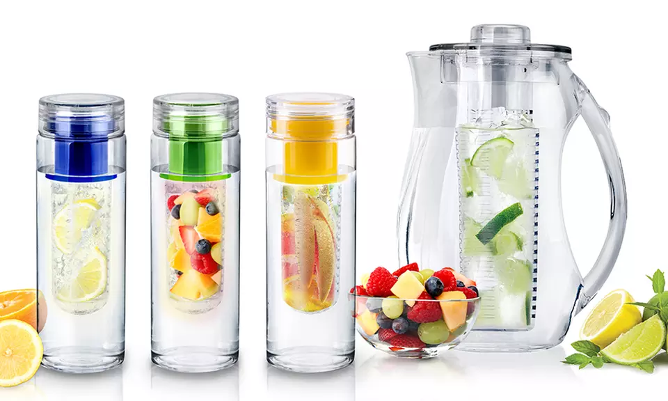 Temporary Price Cut InFuzeH20 Fruit-Infuser Water Bottles and Pitcher - Primary Image