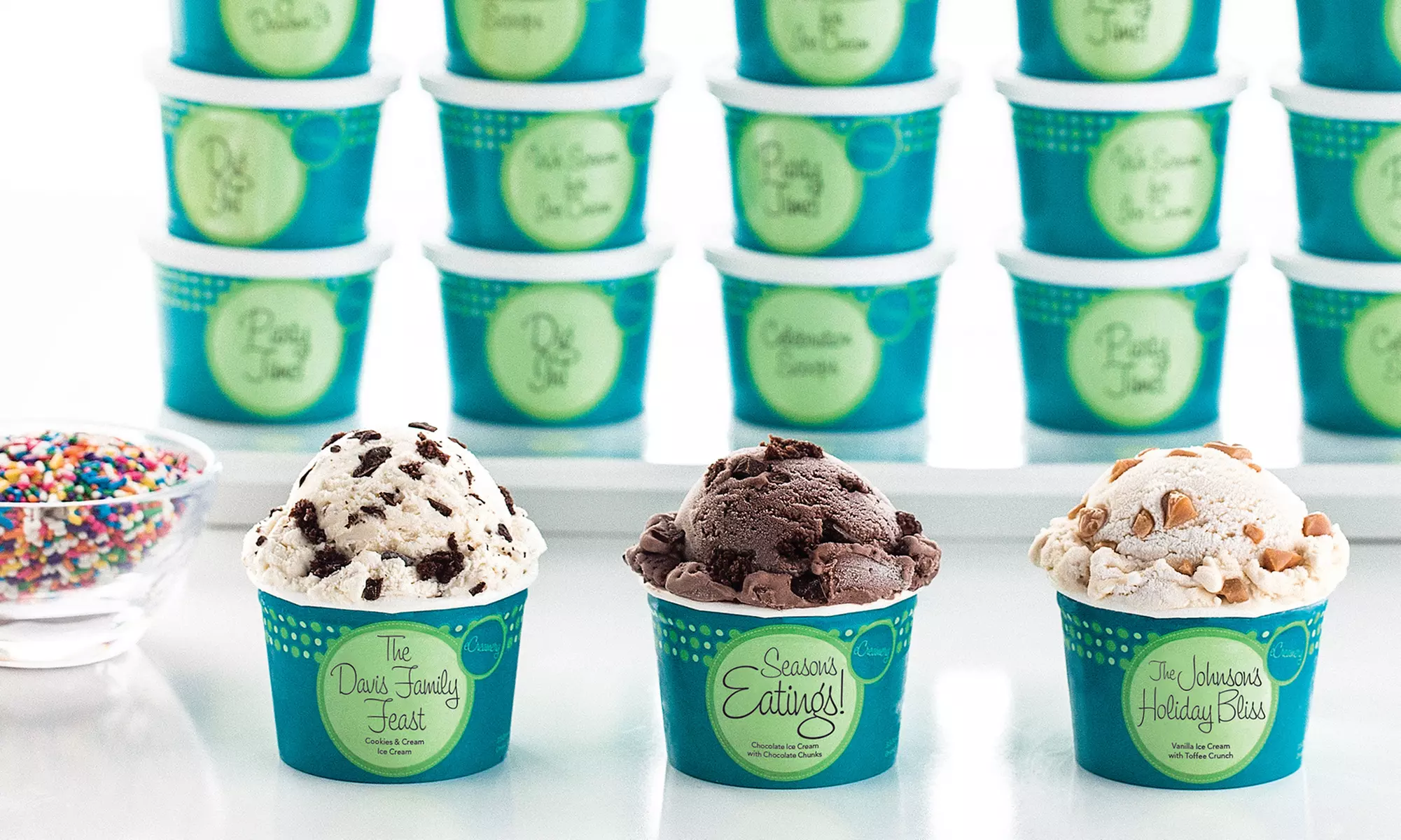 Personalized Pints or Party Cups of Ice Cream from eCreamery (Up to 43% Off). Shipping Not Included. - Second Medium