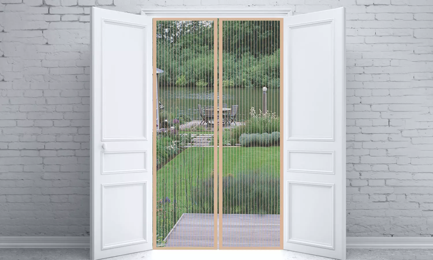 One or Two Magic Mesh Insect Screens - Primary Image