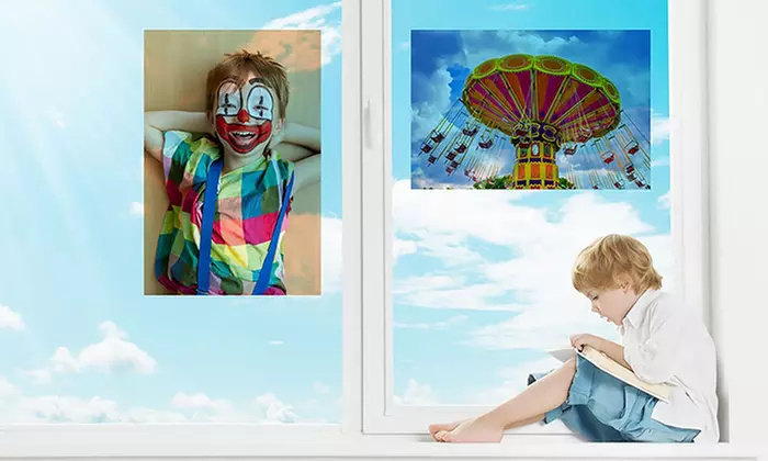 12"x24", 16"x20", or 16"x24" Custom Photo Window Cling from Cheap Canvas Deals (Up to 77% Off) - Second Medium