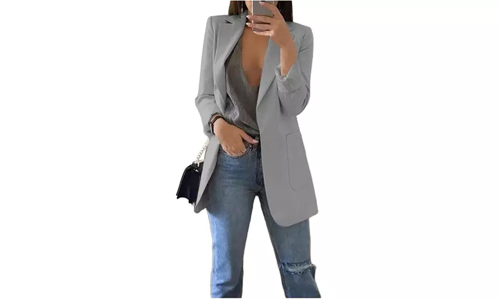 Damen Casual Boyfriend Blazer