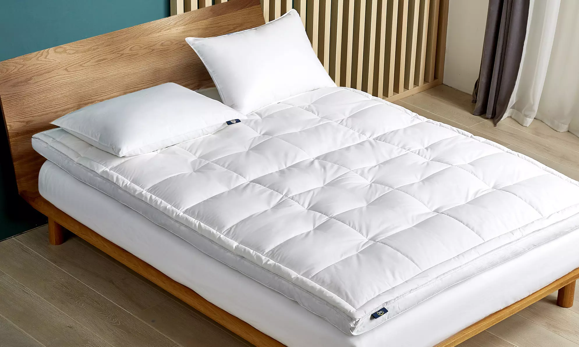 Serta 2" Feather and Down Fiber Mattress Topper - Primary Image