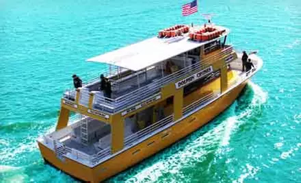 Dolphin-Watching Cruise from The Miss Florida Dolphin Cruise at The Wharf (Up to 55% Off). Three Options Available. - Primary Image