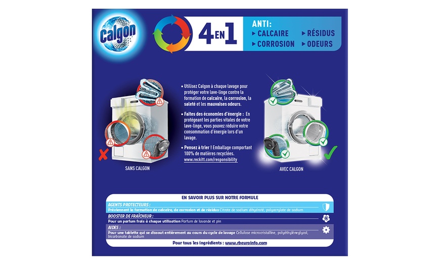 Image 6: 60, 90, 120 ou 150 capsules de lessive Calgon "4in1"