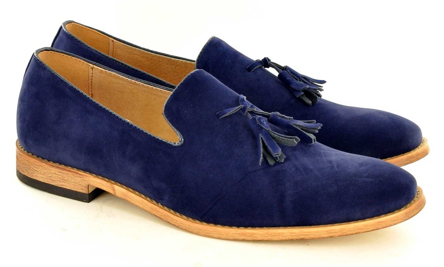 Image 9: Slip-On Tassel Loafers