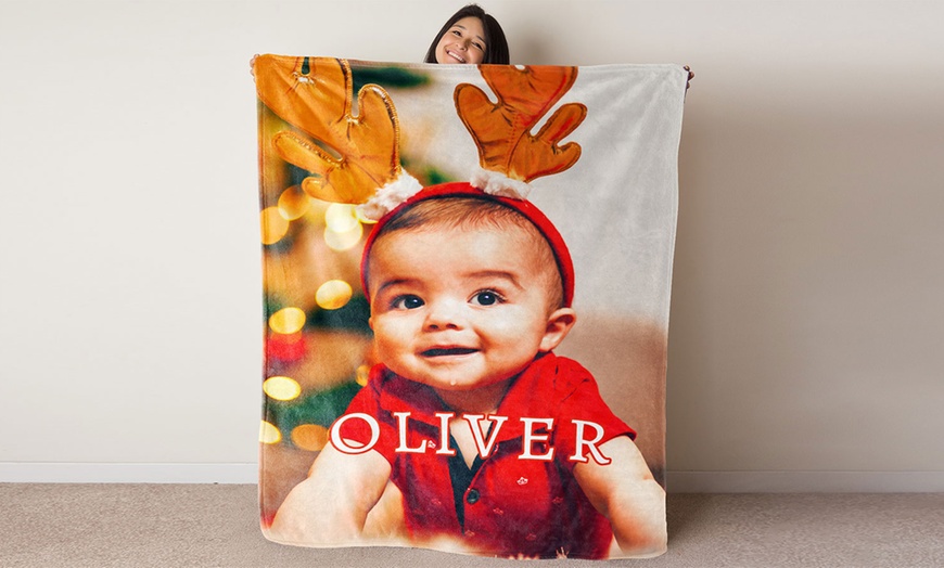 Image 2: Create a Cozy Keepsake with Choice of Personalised Blankets