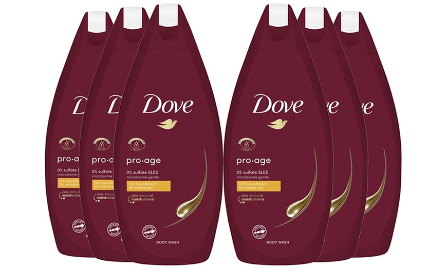 Image 10: Six Dove Cream Body Washes