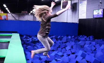 One-Hour Jump Pass for Two, Four, or Six at The Wairhouse Trampoline Park (Up to Half Off) - Primary Image