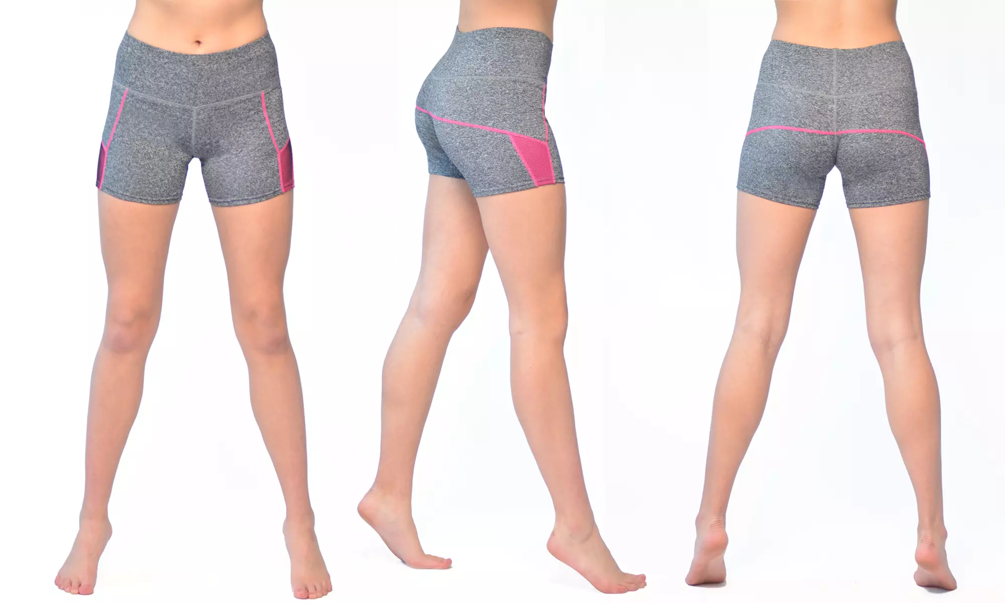 JGX Women's Active Shorts with Mesh Side Panels - Second Medium