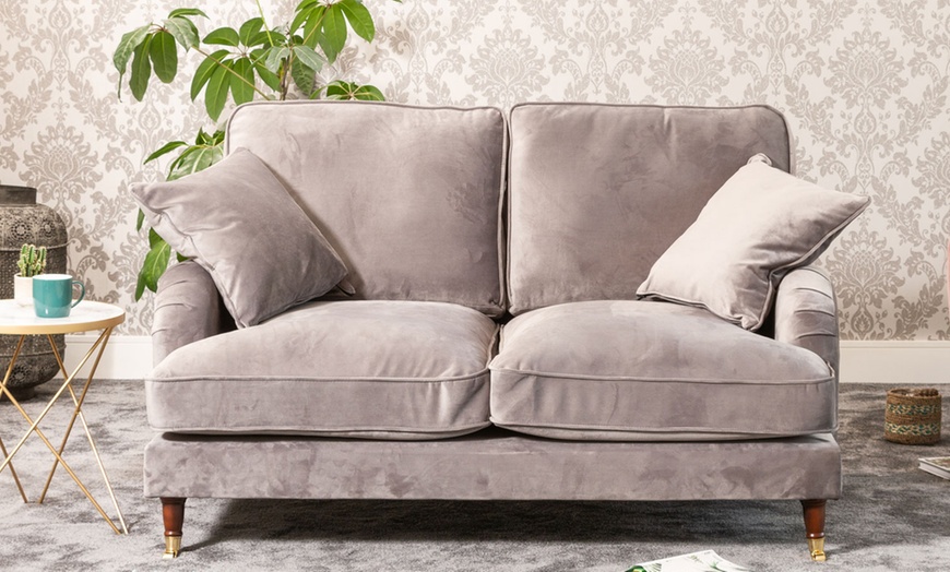 Image 3: Callaway Velvet Sofa Selection