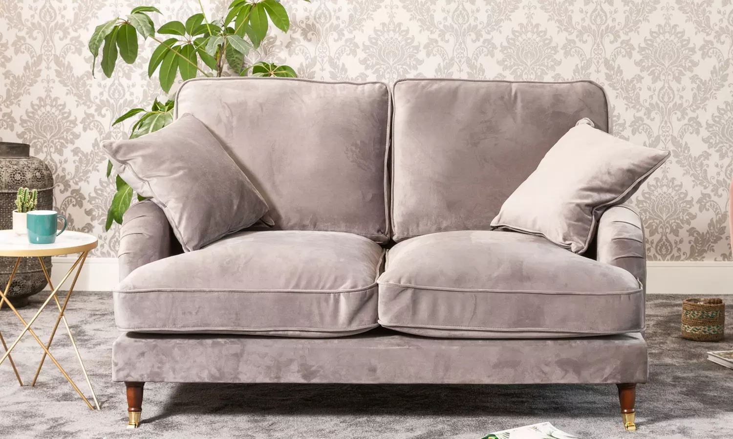 Callaway Velvet Sofa Selection