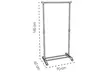 Perchero metálico simple o doble con ruedas - Second Medium