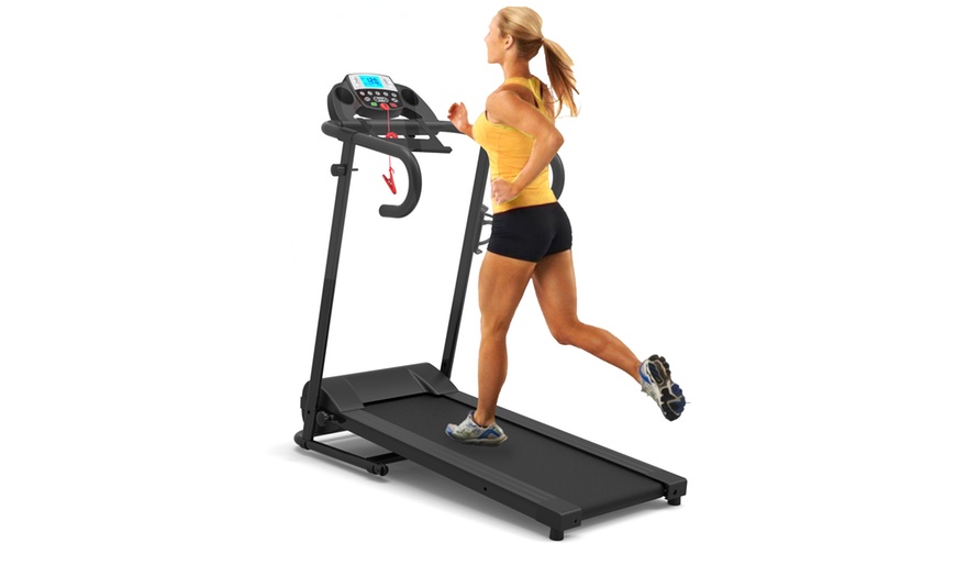 Image 12: Foldable Electric Treadmill