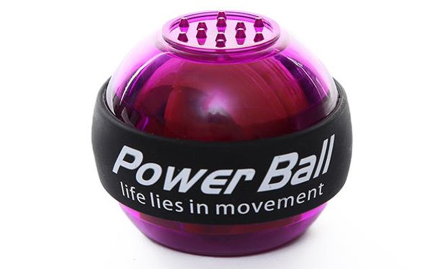 Image 6: Arm Exerciser LED Gyroscope Ball