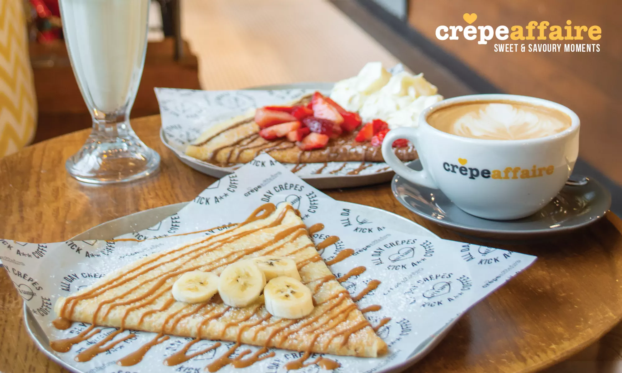 Crêpeaffaire - Crêpes & Shakes Meal - Valid 7 days a week