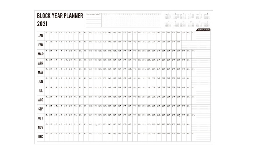 Image 3: 2021 Wall Planner