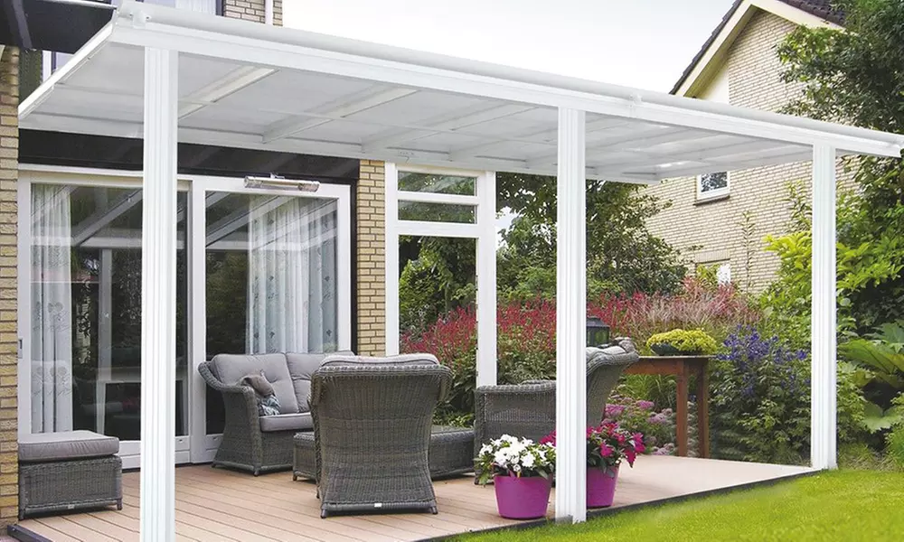 Home Deluxe Terrassenüberdachung in der Größe der Wahl inkl. Versand - Primary Image