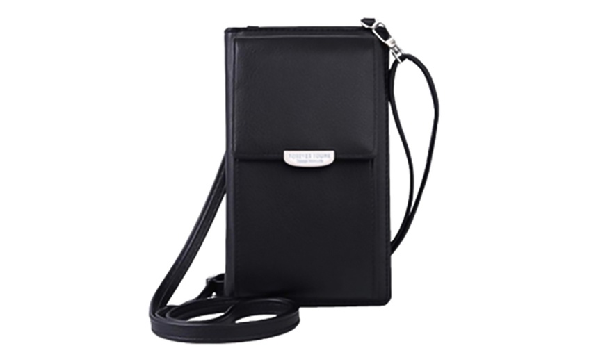 Image 2: Multifunctional Crossbody Phone Wallet Shoulder Bag