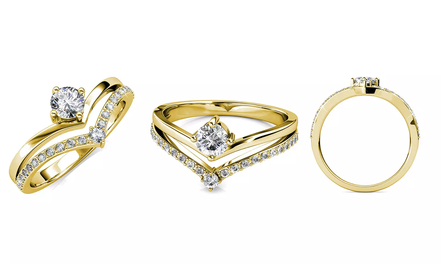 Damen-Ring mit österreichischen Kristallen