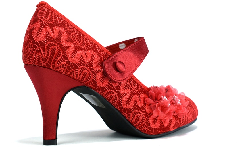 Image 16: Women's Floral Lace Shoes