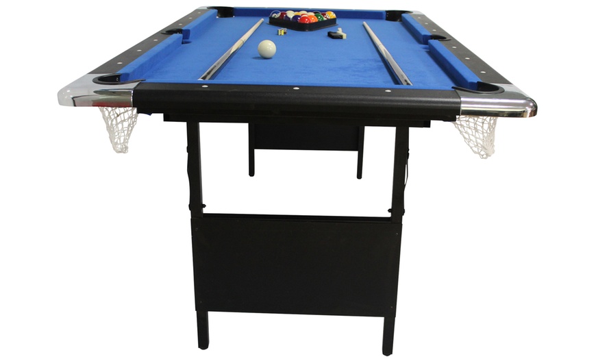 Image 2: Billard pliable avec accessoires