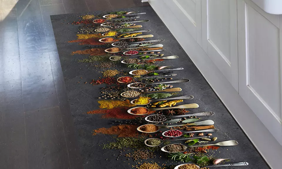 Teppich-Läufer mit digitalem Aufdruck und in der Größe nach Wahl für die Küche, inkl. Versand - Primary Image